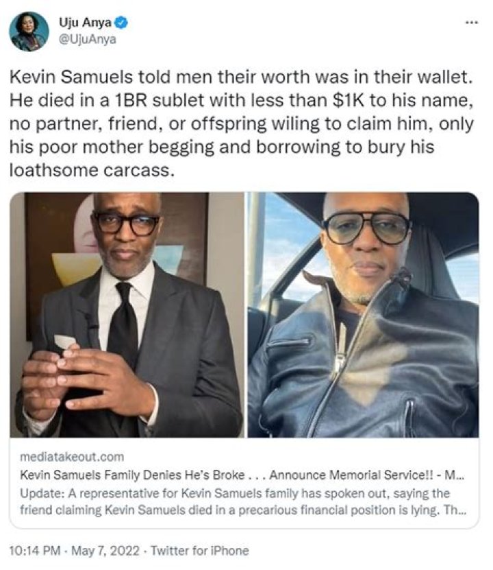 
Twitter Has Mixed Reaction Over Kevin Samuels Death, What Exactly Happened To Him? 