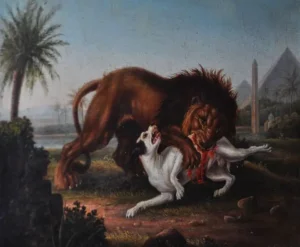 Lions Answering Dogs