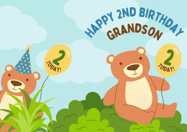 31+ Best Happy 2nd Birthday Wishes for Grandson to Send (2024)